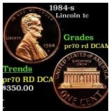 1984-s Proof Lincoln Cent 1c pr70 rd DCAM SEGS