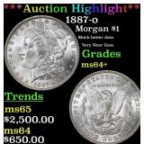 *Highlight* 1887-o Morgan Dollar $1 ms64+ SEGS (fc