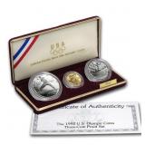 *Highlight* 1992 3-Coin Commertative Olympic GOLD