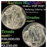 *Highlight* 1946-s Walking Liberty Half Dollar TOP