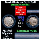 Buffalo Nickel Shotgun Roll in Old Bank Style 