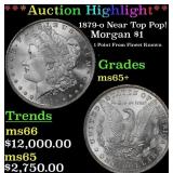 *Highlight* 1879-o Morgan Dollar Near Top Pop! $1