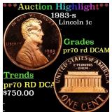 *Highlight* 1983-s Proof Lincoln Cent 1c pr70 rd D