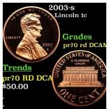 2003-s Proof Lincoln Cent 1c pr70 rd DCAM SEGS