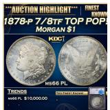 1879-s Morgan Dollar Near Top Pop! $1 ms67 DMPL SE