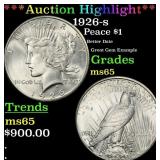 *Highlight* 1926-s Peace Dollar $1 ms65 SEGS (fc)