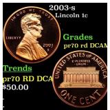 2003-s Proof Lincoln Cent 1c pr70 rd DCAM SEGS