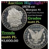 *Highlight* 1878-cc Morgan Dollar $1 ms65 PL SEGS