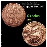 1oz .999 Fine Copper Bullion Round -  Inflation Dr