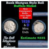 Buffalo Nickel Shotgun Roll in Old Bank Style 