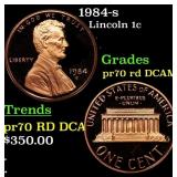 1984-s Proof Lincoln Cent 1c pr70 rd DCAM SEGS