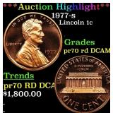 *Highlight* 1977-s Proof Lincoln Cent 1c pr70 rd D