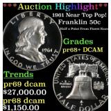 *Highlight* 1961 Proof Franklin Half Dollar Near T