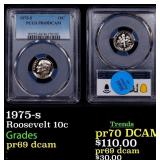 PCGS 1975-s Proof Roosevelt Dime 10c pr69 dcam PCG