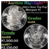 *Highlight* 1882-s Morgan Dollar Near Top Pop! $1