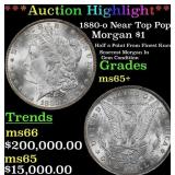 *Highlight* 1880-o Morgan Dollar Near Top Pop! $1