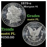 1879-s Morgan Dollar $1 Grades Choice Unc PL