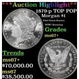 *Highlight* 1879-p Morgan Dollar TOP POP! $1 ms67+