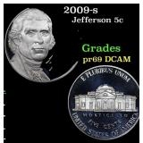 2009-s Proof Jefferson Nickel 5c Grades GEM++ Proo