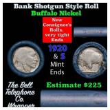 Buffalo Nickel Shotgun Roll in Old Bank Style 