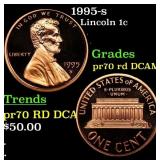 1995-s Proof Lincoln Cent 1c pr70 rd DCAM SEGS