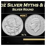 2023 Great Britain 1 oz Silver Myths & Legends: Me