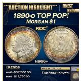 1890-o Morgan Dollar TOP POP! $1 ms66+ SEGS