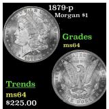 1879-p Morgan Dollar $1 Grades Choice Unc