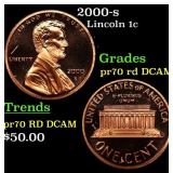 2000-s Proof Lincoln Cent 1c pr70 rd DCAM SEGS