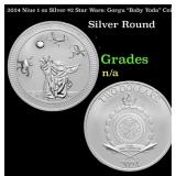 2024 Niue 1 oz Silver $2 Star Wars: Gorgu "Baby Yo