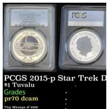 PCGS PCGS 2015-p Star Trek Deep Space 9 DS9 1OZ Si