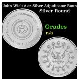 John Wick 2 oz Silver Adjudicator Round