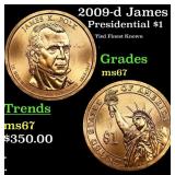 2009-d James K. Polk Position A Presidential Dolla