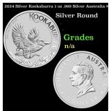 2024 Silver Kookaburra 1 oz .999 Silver Australia