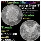 *Highlight* 1879-p Morgan Dollar Near Top Pop! $1