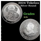 2024 Tokelau 1 oz Silver $5 Zodiac Series: Taurus