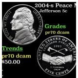 2004-s Peace Medal Proof Jefferson Nickel Westward