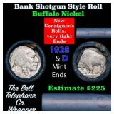 Buffalo Nickel Shotgun Roll in Old Bank Style 