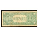 1957A $1 Blue Seal Silver Certificate Grades vf+