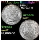 *Highlight* 1898-o Morgan Dollar $1 ms67 SEGS (fc)