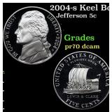 2004-s Keel Boat Proof Jefferson Nickel 5c Grades