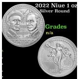 2022 Niue 1 oz Silver Icons of Inspiration: Wright