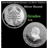 2024 Zodiac Series Scorpio 1 oz Silver Tokelau $5