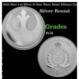 2022 Niue 1 oz Silver $2 Star Wars: Rebel Alliance