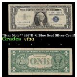 **Star Note** 1957B $1 Blue Seal Silver Certificat