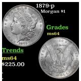 1879-p Morgan Dollar $1 Grades Choice Unc