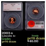 2003-s Proof Lincoln Cent 1c pr70 dcam SEGS