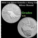 2024 1 oz Silver Godzilla x Kong Coin