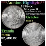 *Highlight* 1878-cc Morgan Dollar $1 ms65 SEGS (fc