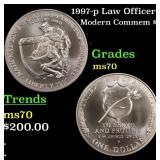 1997-p Law Officers Modern Commem Dollar $1 ms70 S